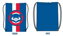 FOCO Chicago Cubs 1979 - 1993 Logo Royal Drawstring Bag