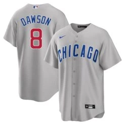 Fanatics Andre Dawson Chicago Cubs Road Gray Men's Replica Jersey