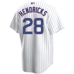 Nike Kyle Hendricks Chicago Cubs Home Pinstripe Men's Replica Jersey 6 Nike Kyle Hendricks Chicago Cubs Home Pinstripe Men's Replica Jersey -Hockey Store HENDRICKS 28 Home Back