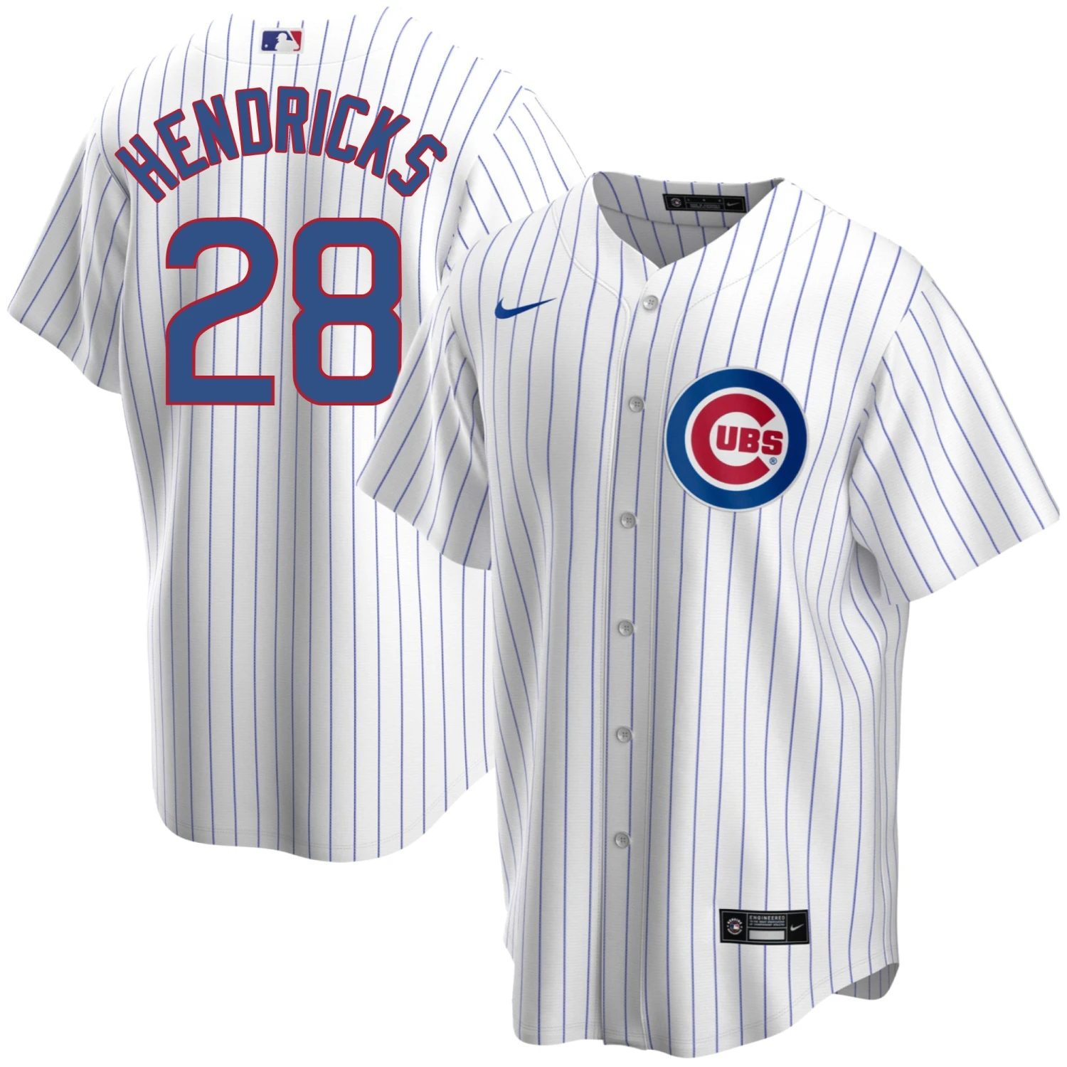 Nike Kyle Hendricks Chicago Cubs Home Pinstripe Men's Replica Jersey 3 Nike Kyle Hendricks Chicago Cubs Home Pinstripe Men's Replica Jersey