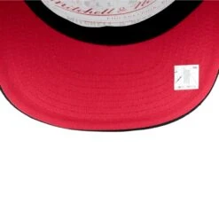 Chicago Bulls Black/Green/Red Tri-Color Mitchell & Ness Fitted Hat -Hockey Store IMG 1997 PhotoRoom