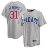 Fanatics Fergie Jenkins Chicago Cubs Road Gray Men's Replica Jersey -Hockey Store JENKINS Road Jersey front back