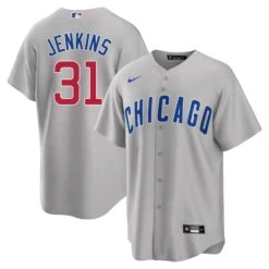 Fanatics Fergie Jenkins Chicago Cubs Road Gray Men's Replica Jersey