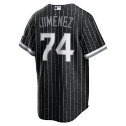 Eloy Jimenez Chicago White Sox Nike Black City Connect Replica Men's Jersey 6 Eloy Jimenez Chicago White Sox Nike Black City Connect Replica Men's Jersey -Hockey Store Jimenez City Connect Back
