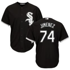 Nike Eloy Jimenez Chicago White Sox Black Alternate Replica Men's Jersey