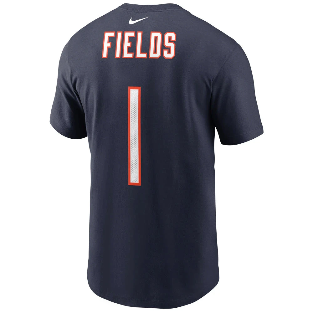 Nike Justin Fields Chicago Bears 2021 NFL Player Name & Number Adult T-Shirt 5 Nike Justin Fields Chicago Bears 2021 NFL Player Name & Number Adult T-Shirt - Image 3