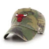 Chicago Bulls Camo 47' Clean Up Adjustable Hat -Hockey Store K CARGW03GWS CM WR F