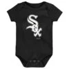 Chicago White Sox Current Logo Black Onesie
