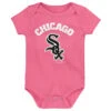 Chicago White Sox Pink Current Logo "Chicago" Creeper Onesie 2 Chicago White Sox Pink Current Logo "Chicago" Creeper Onesie -Hockey Store K3I1SB5L 000 WSX WHITESOX A2