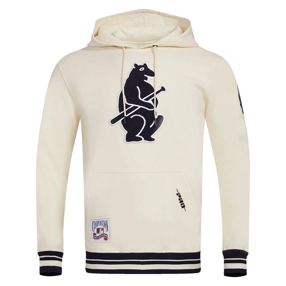 Chicago Cubs Cream 1914 Pro Standard Hoody 4 Chicago Cubs Cream 1914 Pro Standard Hoody - Image 2