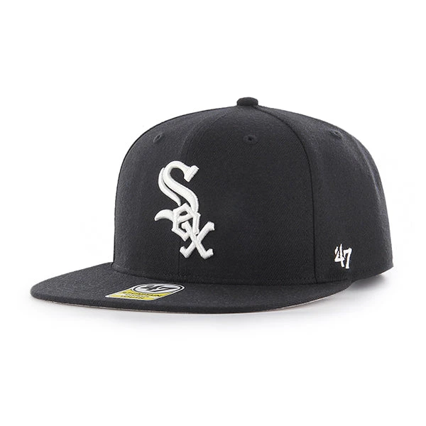 47 Chicago White Sox Youth Lil Shot Black Snapback Hat 3 47 Chicago White Sox Youth Lil Shot Black Snapback Hat
