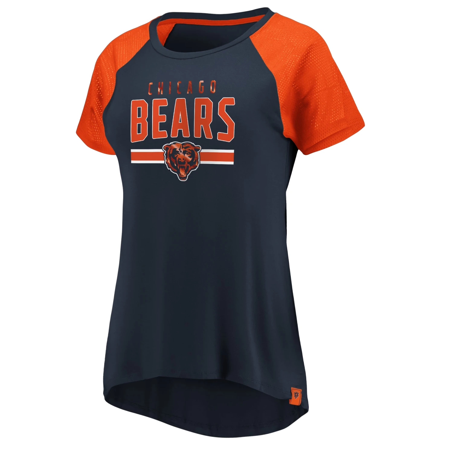 Fanatics Chicago Bears Women's Navy And Orange Athena Tee 4 Fanatics Chicago Bears Women's Navy And Orange Athena Tee - Image 2