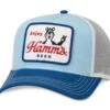 AMERICAN NEEDLE Hamm's Valin Light Blue Trucker Hat 1 AMERICAN NEEDLE Hamm's Valin Light Blue Trucker Hat -Hockey Store MILLER 1904B VALIN WLRO 1