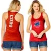 Chicago Cubs Woman's Red Logo Tank-Top -Hockey Store MLB CC22 956 860 Red