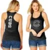 Chicago Cubs Woman's Black Crawl Bear Logo Tank-Top -Hockey Store MLB CC22 957 860 Black
