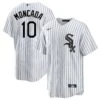 Nike Yoan Moncada Chicago White Sox Home Men's Replica Jersey -Hockey Store MONCADA Sox Nike Home Pinstripe Jersey Front Back