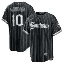 Yoan Moncada Chicago White Sox Nike Black City Connect Replica Men's Jersey
