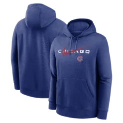Chicago Cubs Nike Swoosh Neighborhood Pullover Fleece Hoodie