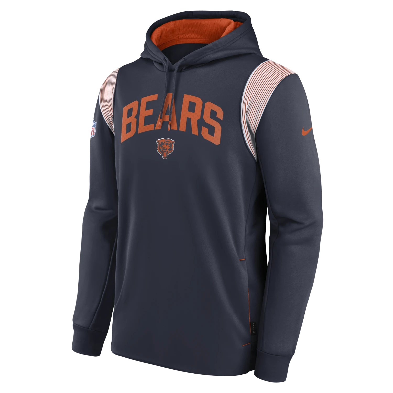 Chicago Bears Athletic Stack Sideline Nike Men's Hoodie 5 Chicago Bears Athletic Stack Sideline Nike Men's Hoodie - Image 3
