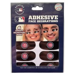 Chicago Cubs Vinyl Eye Black Face Decals