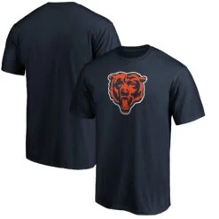 Fanatics Chicago Bears Navy Bear Head T-Shirt -Hockey Store QF6E 4507 7Q A9A FF0