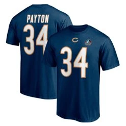 Fanatics Walter Payton 34 Chicago Bears Hall Of Fame T-Shirt