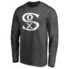 Fanatics Chicago White Sox 1917 Logo Vintage Long Sleeve Tee - Grey 2 Fanatics Chicago White Sox 1917 Logo Vintage Long Sleeve Tee - Grey -Hockey Store QFC5 259A CWS KLK FF1