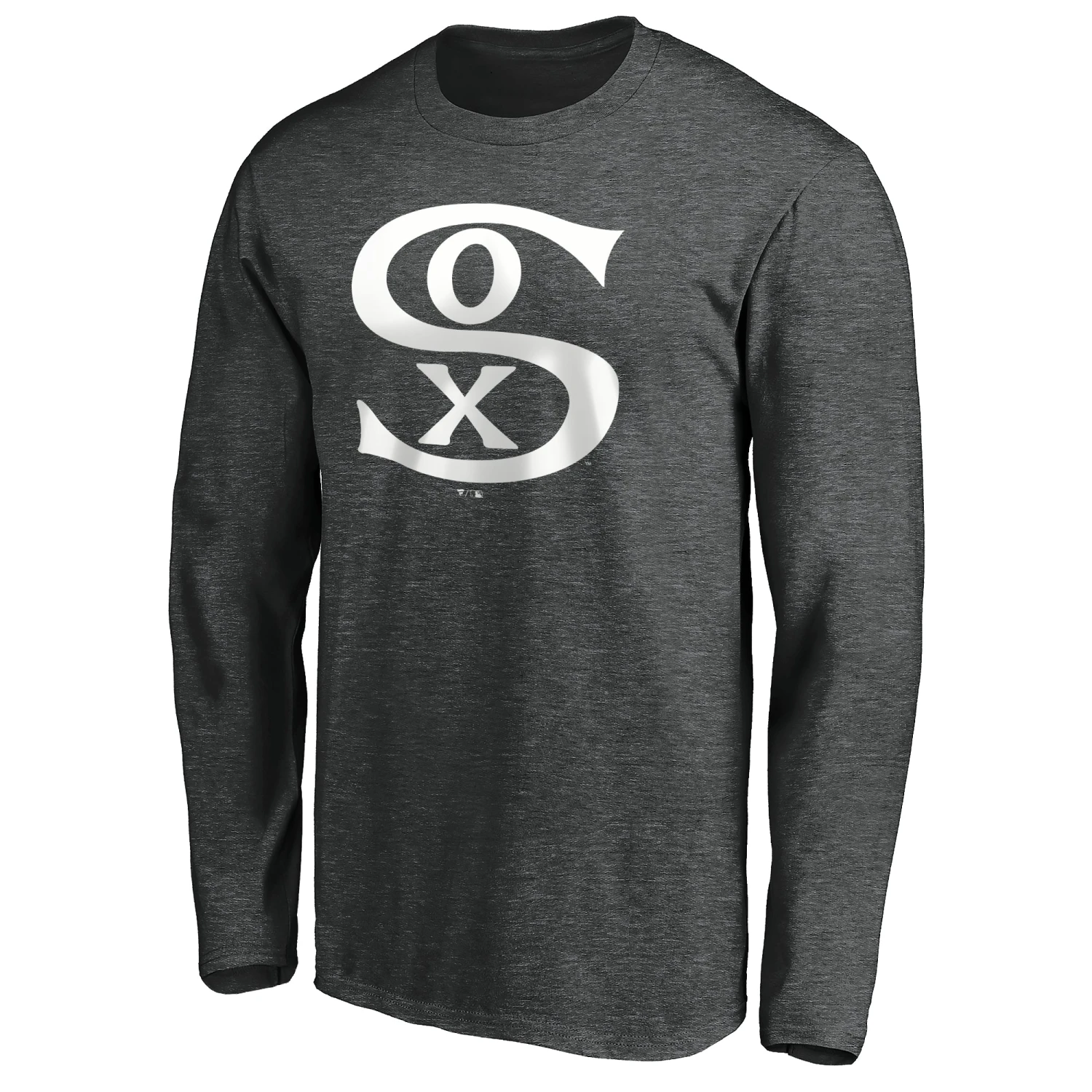 Fanatics Chicago White Sox 1917 Logo Vintage Long Sleeve Tee - Grey 3 Fanatics Chicago White Sox 1917 Logo Vintage Long Sleeve Tee - Grey