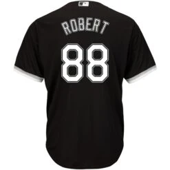 Nike Luis Robert Chicago White Sox Black Alternate Replica Men's Jersey -Hockey Store Robert 88 Alternate back