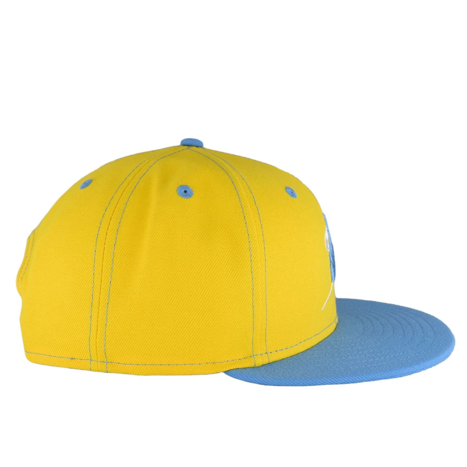 Chicago Sky Yellow/Radiant Blue New Era Snapback Hat 6 Chicago Sky Yellow/Radiant Blue New Era Snapback Hat - Image 4