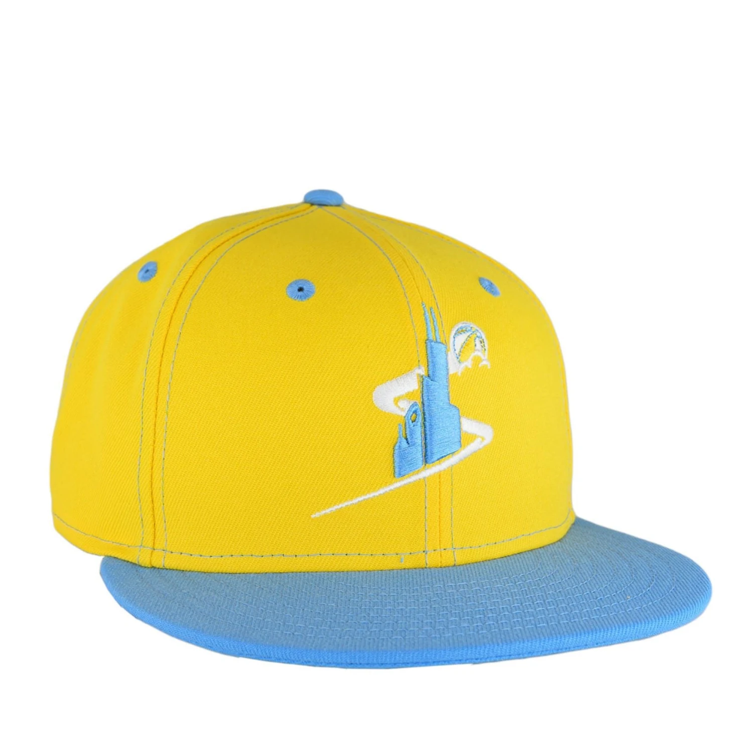 Chicago Sky Yellow/Radiant Blue New Era Snapback Hat 4 Chicago Sky Yellow/Radiant Blue New Era Snapback Hat - Image 2