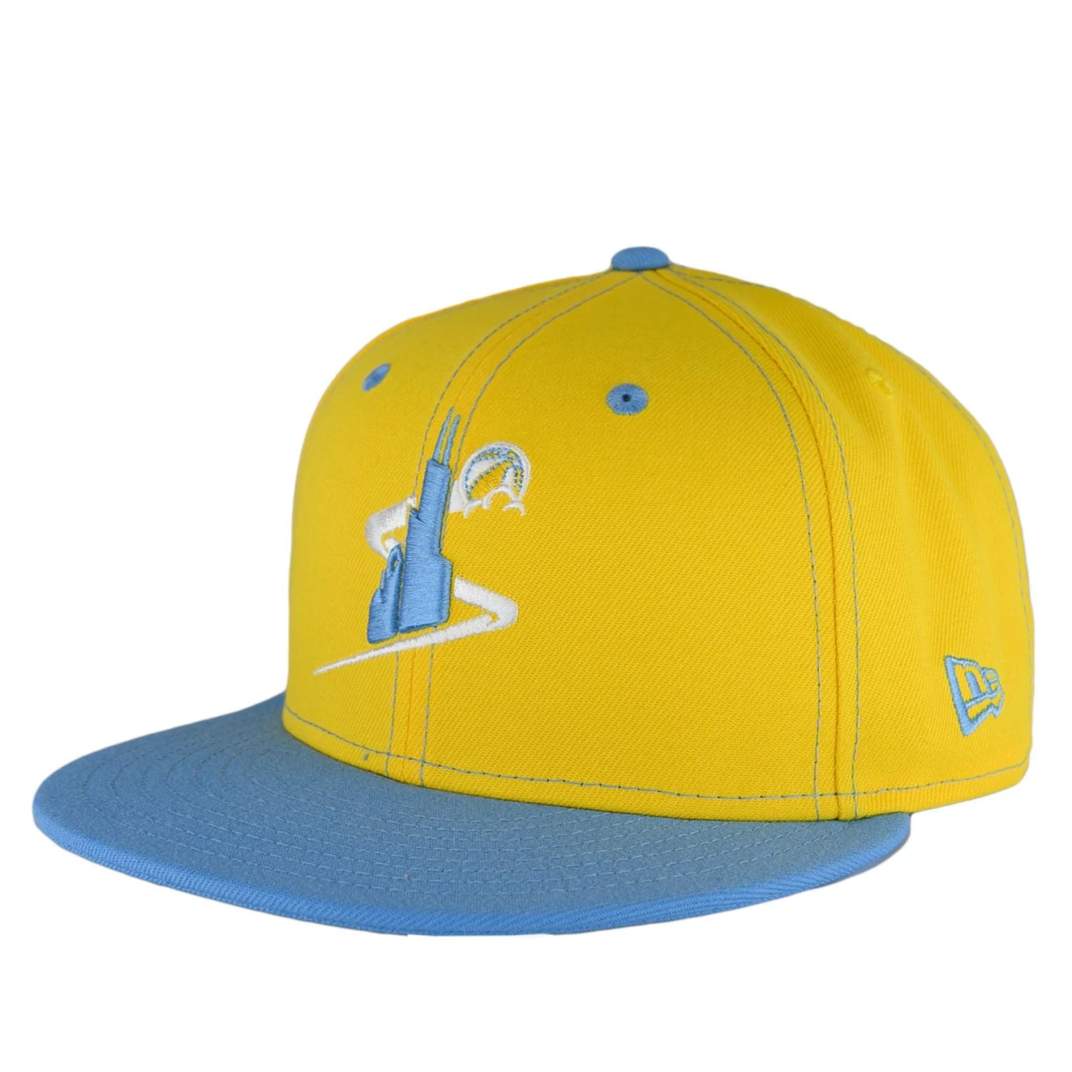 Chicago Sky Yellow/Radiant Blue New Era Snapback Hat 3 Chicago Sky Yellow/Radiant Blue New Era Snapback Hat