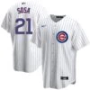 Nike Sammy Sosa Chicago Cubs Home Pinstripe Men's Replica Jersey 2 Nike Sammy Sosa Chicago Cubs Home Pinstripe Men's Replica Jersey -Hockey Store SOSA 21 Home front back
