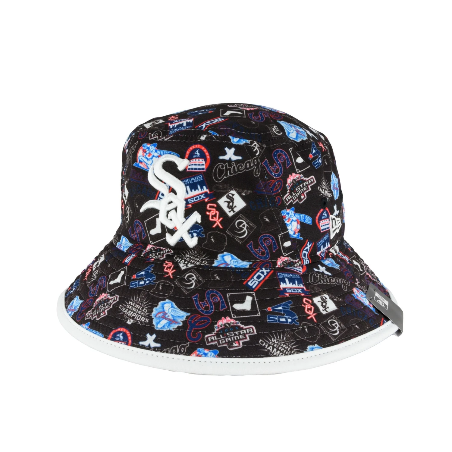 NEW ERA Chicago White Sox All Logos Bucket Hat 4 NEW ERA Chicago White Sox All Logos Bucket Hat - Image 2