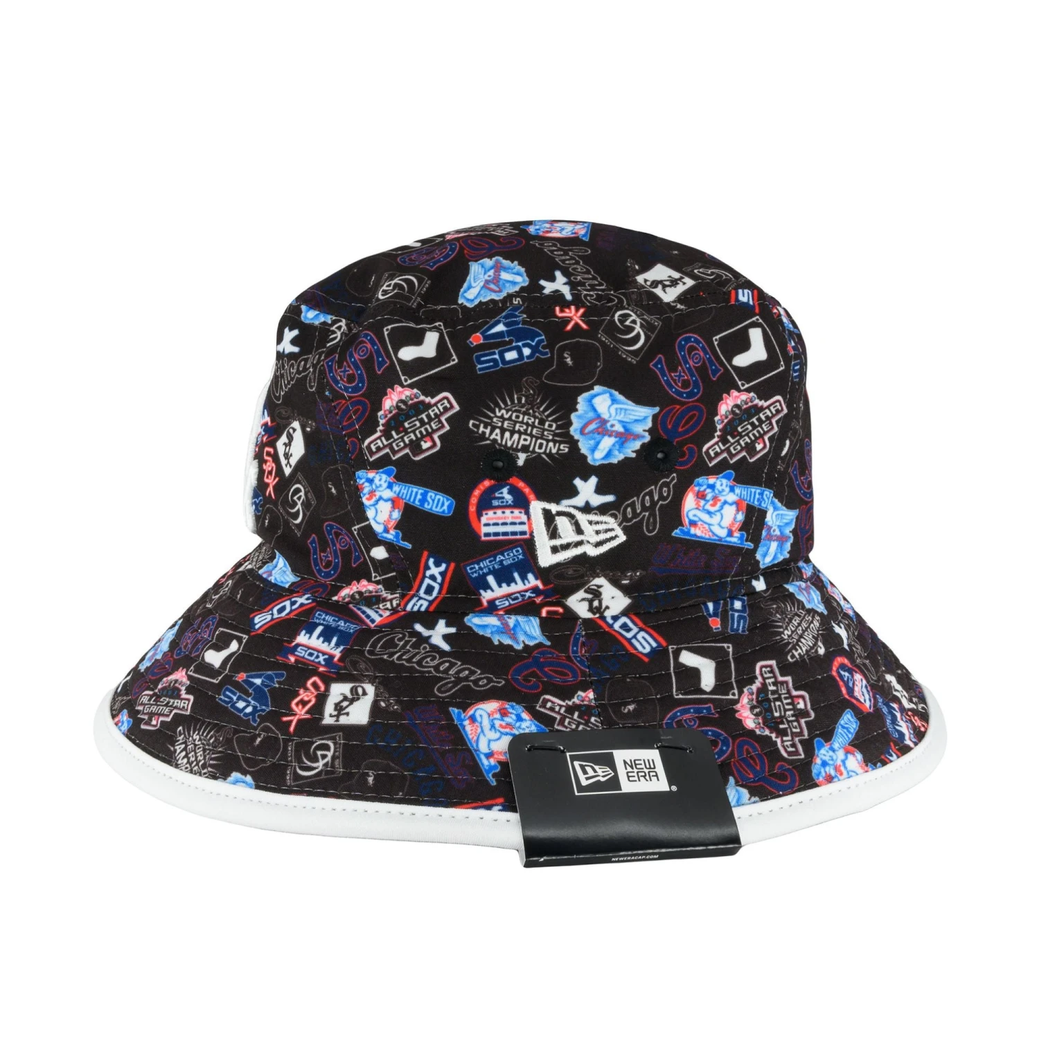 NEW ERA Chicago White Sox All Logos Bucket Hat 7 NEW ERA Chicago White Sox All Logos Bucket Hat - Image 5