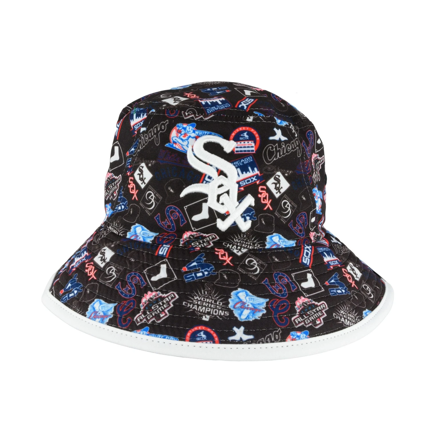 NEW ERA Chicago White Sox All Logos Bucket Hat 3 NEW ERA Chicago White Sox All Logos Bucket Hat