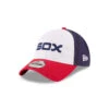 NEW ERA Chicago White Sox Casual Classic White/Red/Navy Throwback 80's Logo 9Twenty Adjustable Adult Hat -Hockey Store SXMHA00128