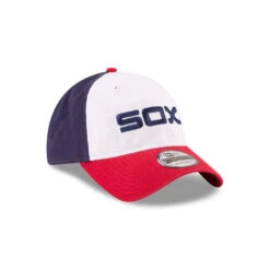 NEW ERA Chicago White Sox Casual Classic White/Red/Navy Throwback 80's Logo 9Twenty Adjustable Adult Hat -Hockey Store SXMHA00128 4