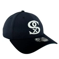 Chicago White Sox 1917 Logo Navy New Era 39THIRTY Flex Fit Hat 11 Chicago White Sox 1917 Logo Navy New Era 39THIRTY Flex Fit Hat -Hockey Store SXMHF036 3