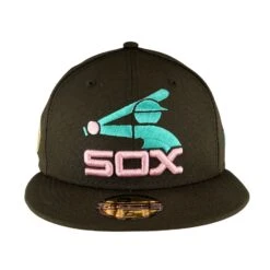 Chicago White Sox 1976 - 1990 Logo Walnut/Pink New Era 59FIFTY Fitted Hat 10 Chicago White Sox 1976 - 1990 Logo Walnut/Pink New Era 59FIFTY Fitted Hat -Hockey Store SXMHF123 1