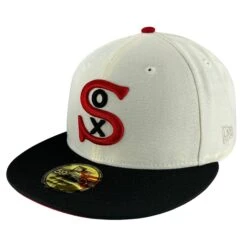 Chicago White Sox Chrome/Black/Red UV New Era 59FIFTY Fitted Hat -Hockey Store SXMHF126 3