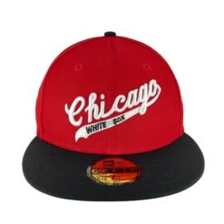 Chicago White Sox Red/Black/Green UV Script New Era 59FIFTY Fitted Hat -Hockey Store SXMHF130 5
