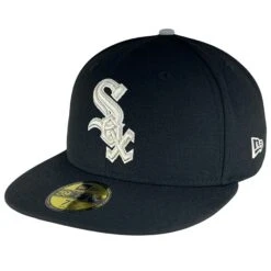 Chicago White Sox Black/Silver/Gray UV New Era 59FIFTY Fitted Hat -Hockey Store SXMHF135 6