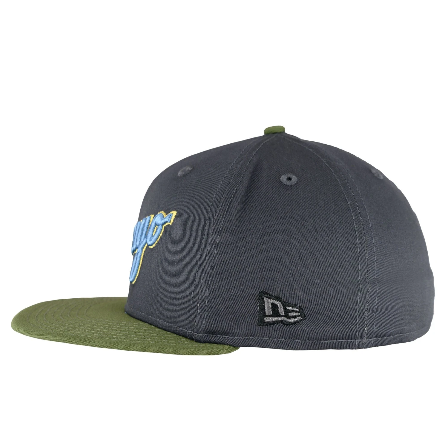 Chicago White Sox Graphite New Olive Birdseye Blue New Era 59FIFTY Fitted Hat 8 Chicago White Sox Graphite New Olive Birdseye Blue New Era 59FIFTY Fitted Hat - Image 6