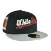 Chicago White Sox Black/Dolphin/Scarlet UV New Era 59FIFTY Fitted Hat -Hockey Store SXMHF170 7