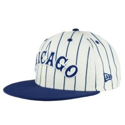 Chicago White Sox Cooperstown 1912 Chrome New Era 9FIFTY Snapback Adjustable Hat -Hockey Store SXMSH052 1
