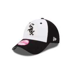 Chicago White Sox New Era 9TWENTY Black/White Glimmer Women's Adjustable Hat