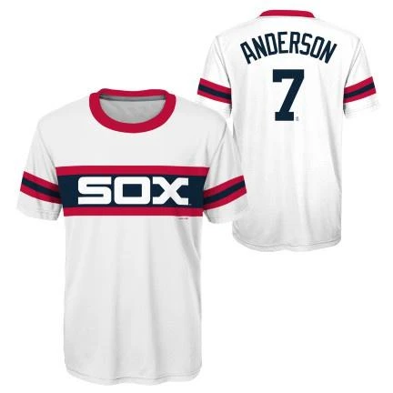 Outerstuff Tim Anderson Chicago White Sox Cooperstown Sublimated Player Tee - Youth 3 Outerstuff Tim Anderson Chicago White Sox Cooperstown Sublimated Player Tee - Youth