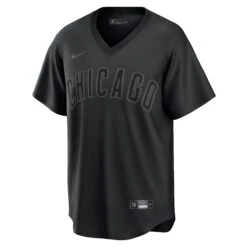 Chicago Cubs Nike Pitch Black Jersey -Hockey Store T770 EJBB EJ XVB FF1