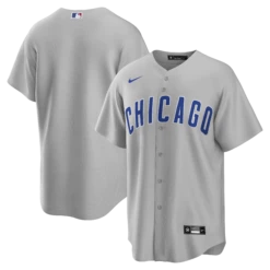 Chicago Cubs Nike Men's Gray Replica Road Jersey